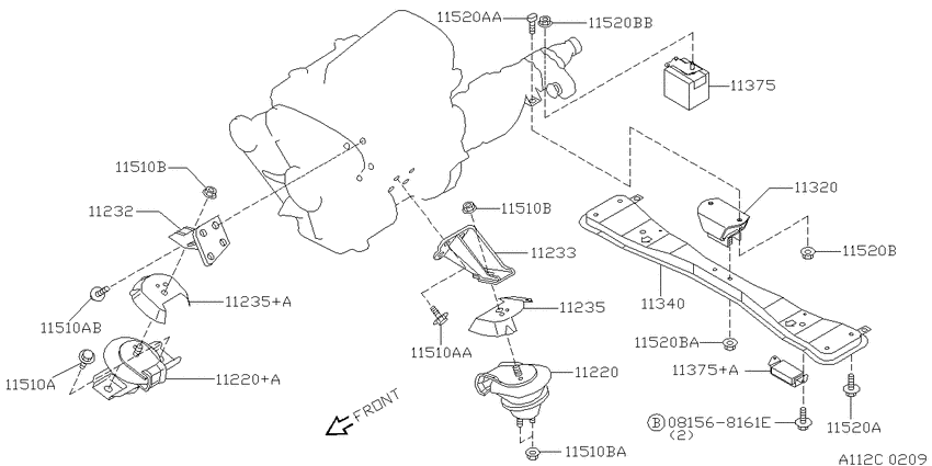 Engine & transmission   mounting