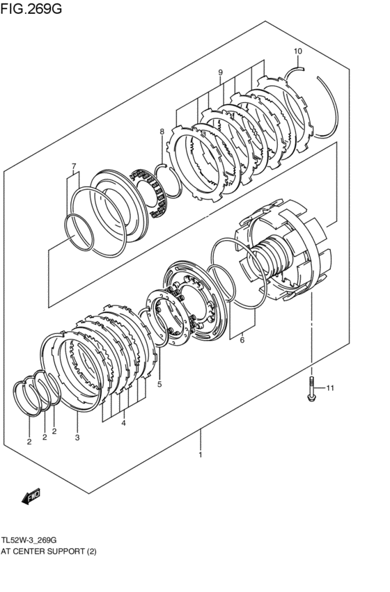 at - center support