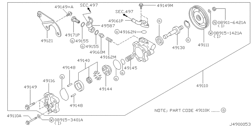 Power steering pump