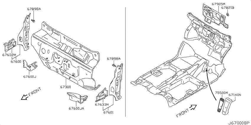 Dash panel & fitting