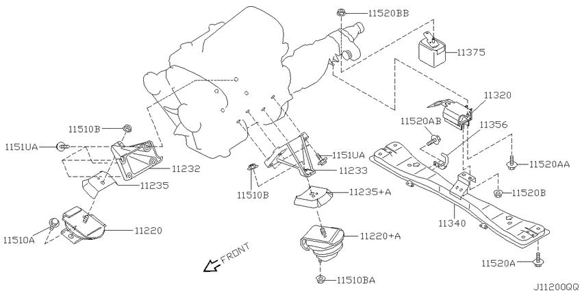 Engine & transmission   mounting