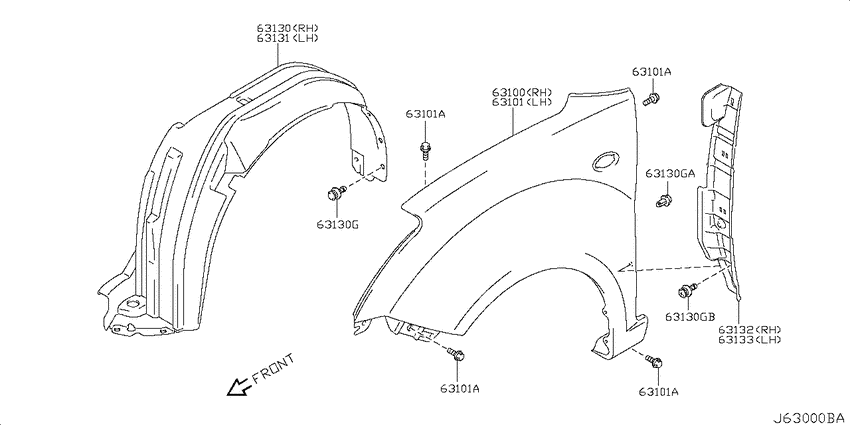 Front fender & fitting