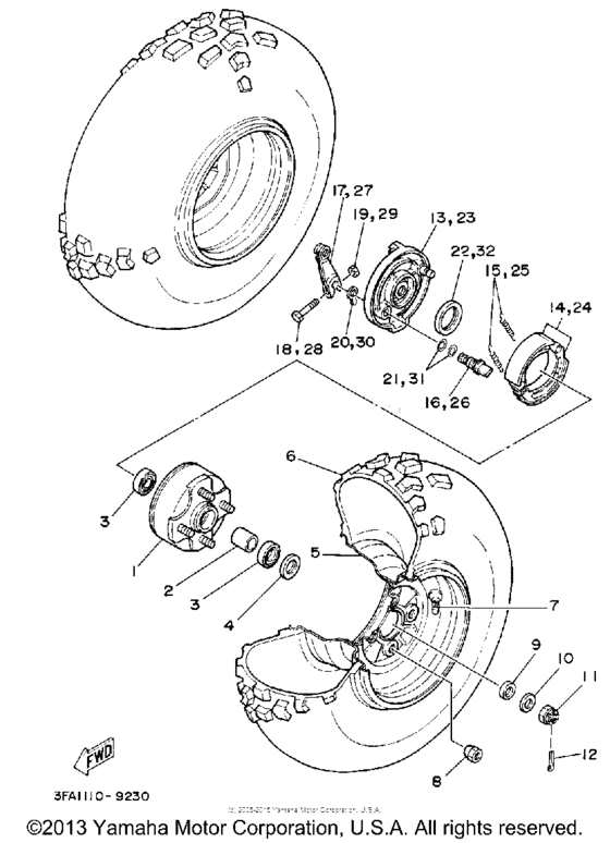Front wheel