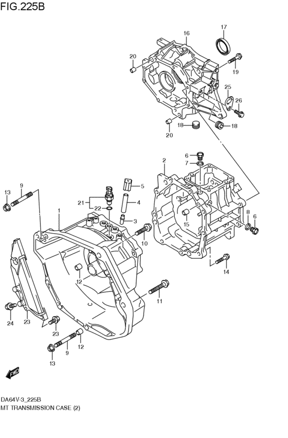 mt - transmission case