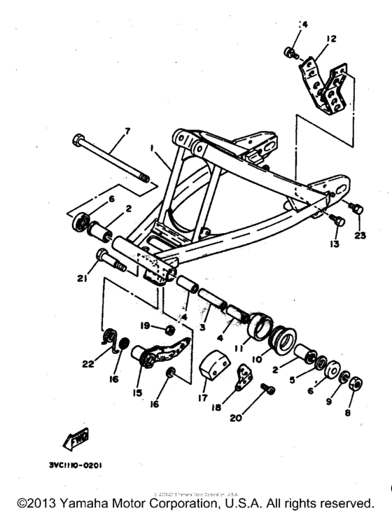 Rear arm & suspension