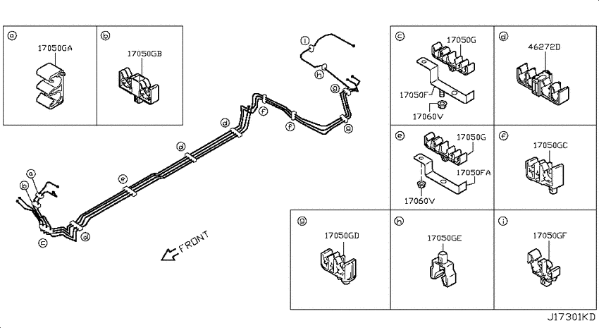 Fuel piping