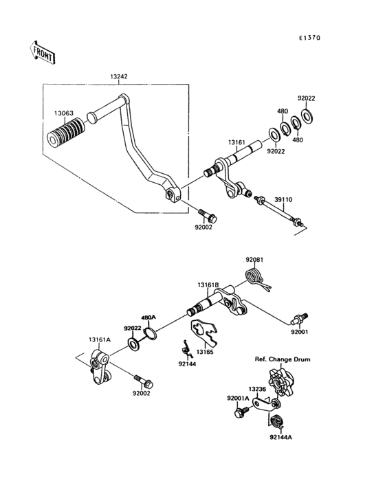 Gear change mechanism