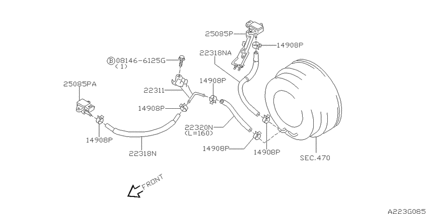 Vacuum piping