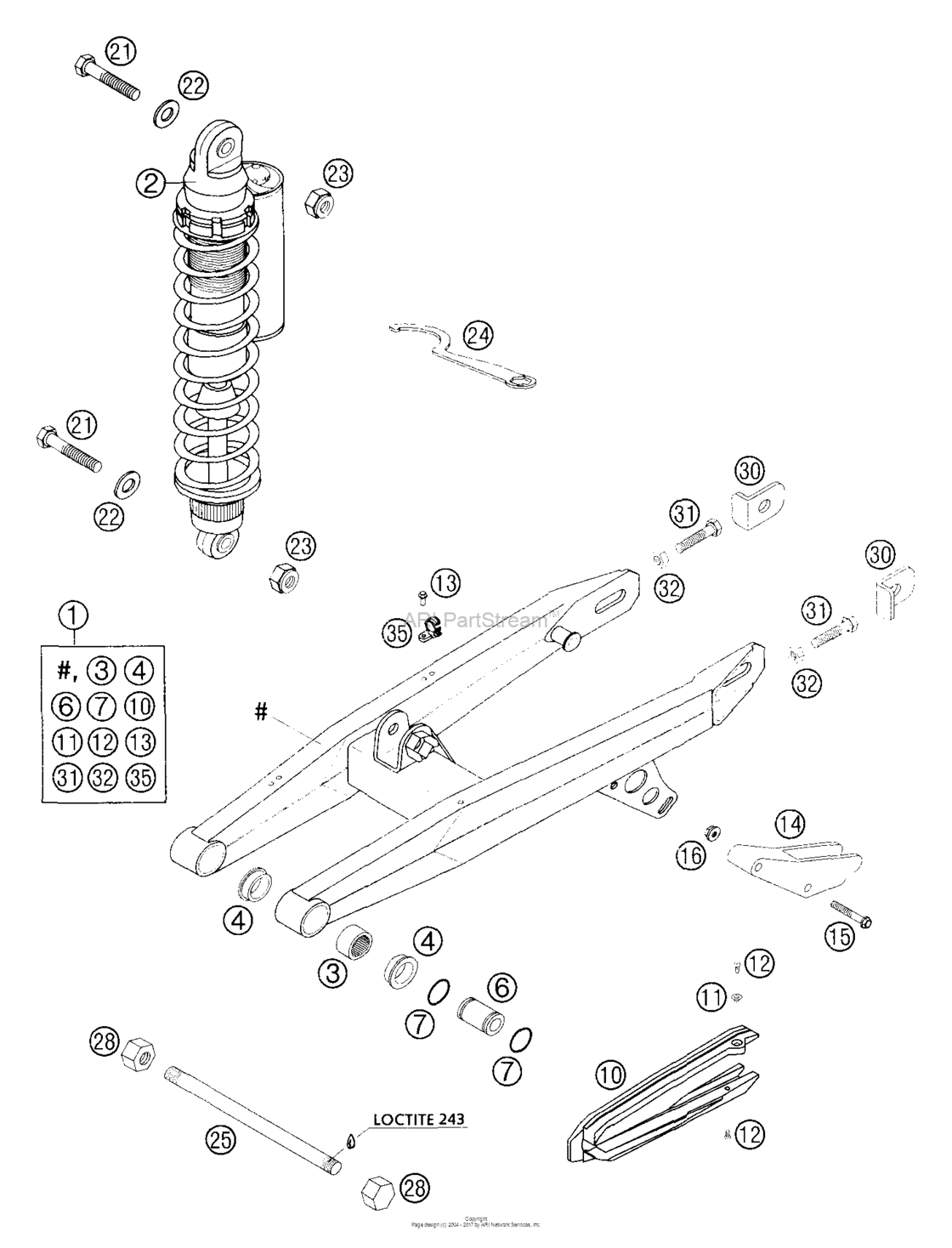 Swingarm, Shock Absorber