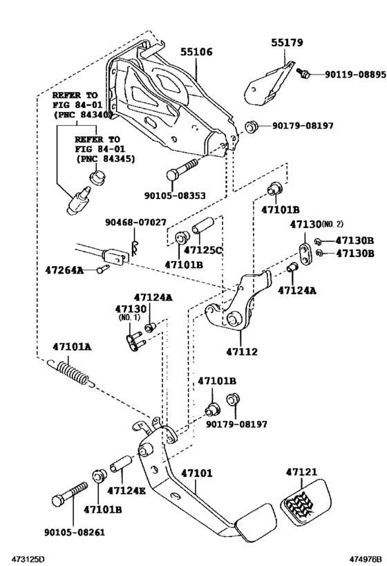 Brake Pedal & Bracket