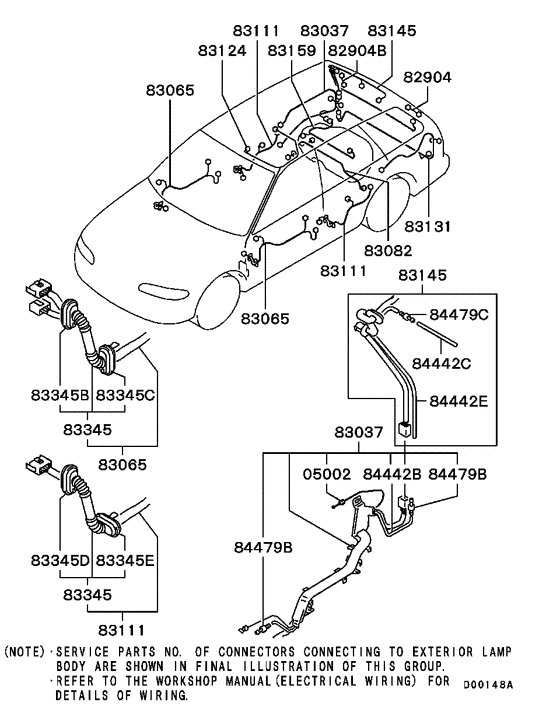 Wiring & attaching parts