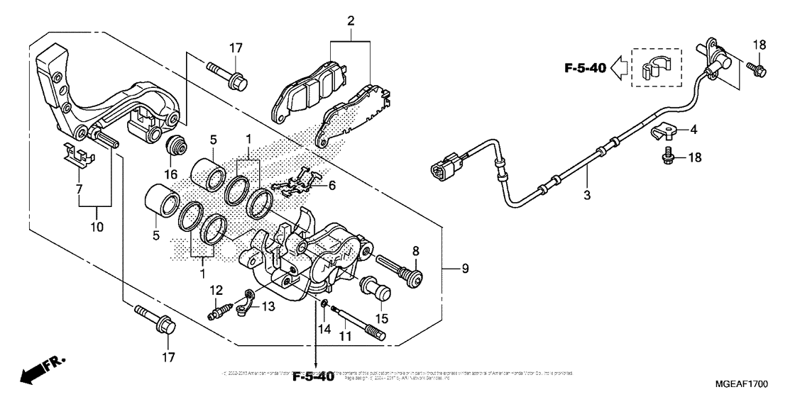 Rear Brake Caliper (1)