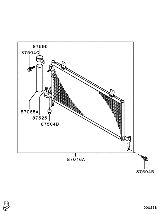 A/c condenser, piping