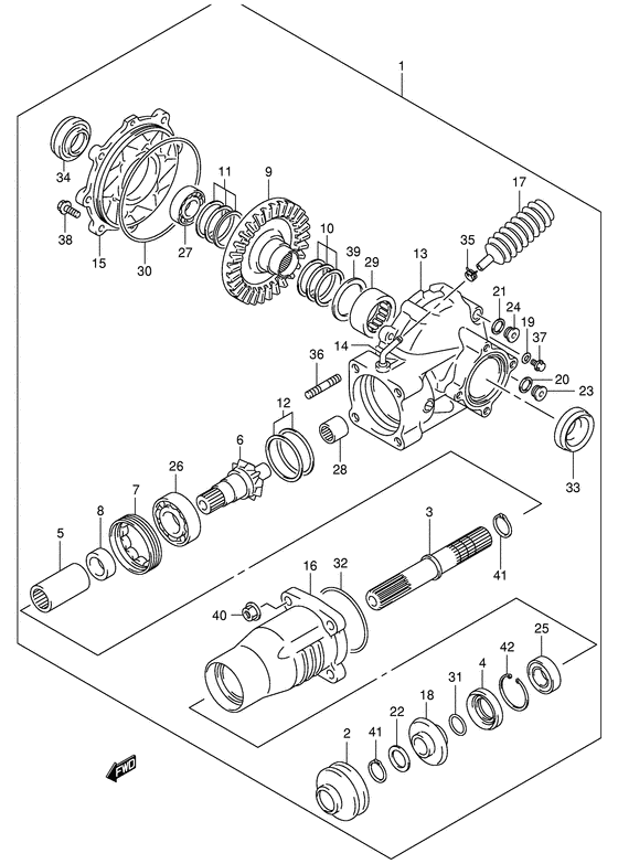 Final bevel gear