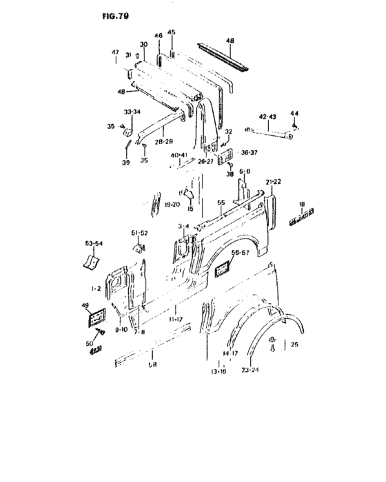 Carrosserie modele j