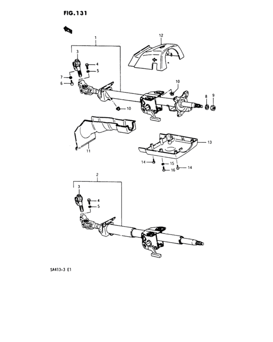 Steering column