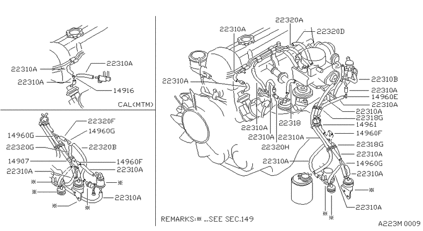 Vacuum piping