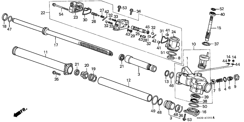 P.s. gear box components