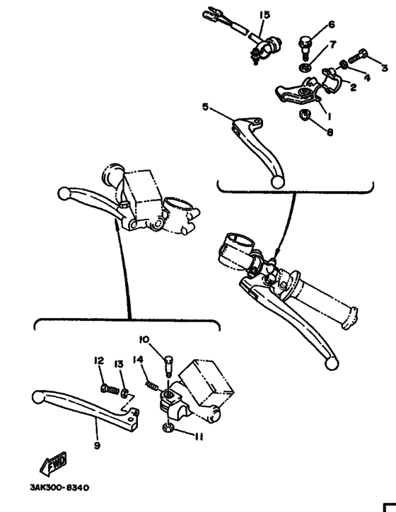 Handle switch & lever