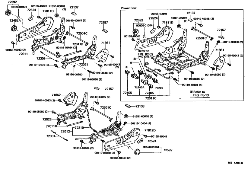 Front Seat & Seat Track