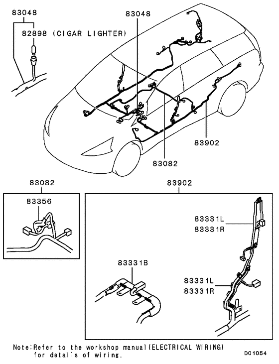 Wiring & attaching parts