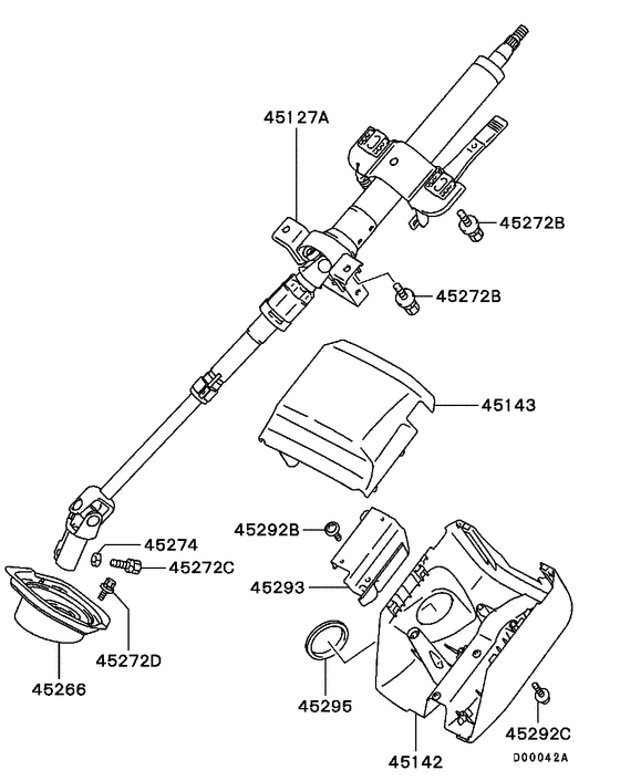 Steering column & cover