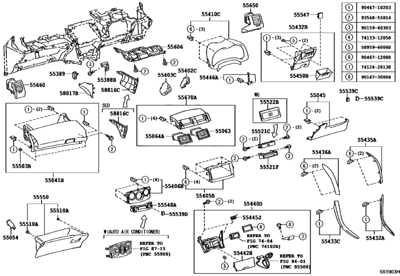 Instrument Panel & Glove Compartment