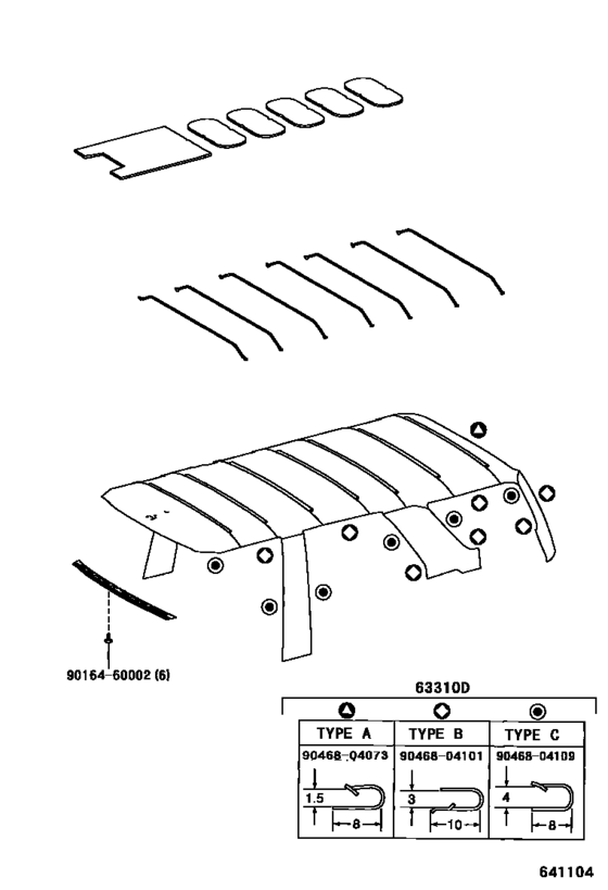 Roof Headlining & Silencer Pad