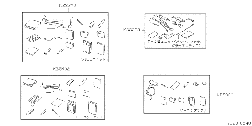 stereo, TV, navigator