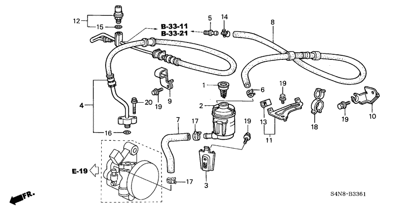 Power steering lines
