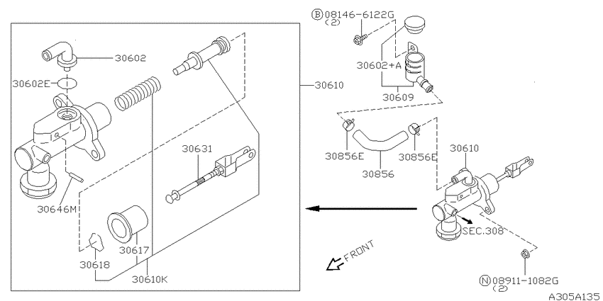 Clutch master cylinder