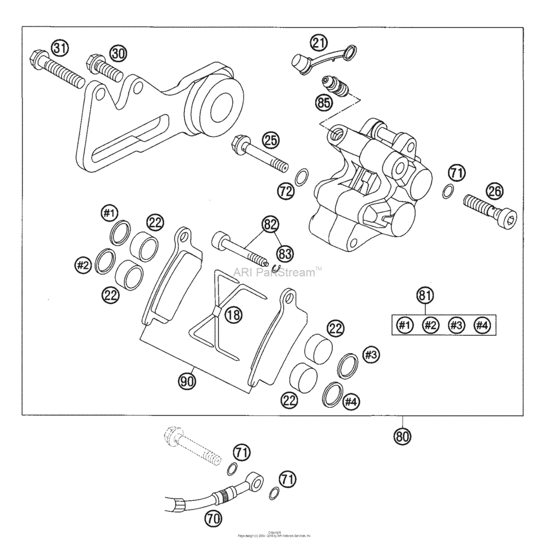 Brake Caliper Rear
