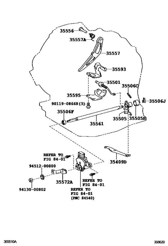 Throttle Link & Valve Lever (Atm)