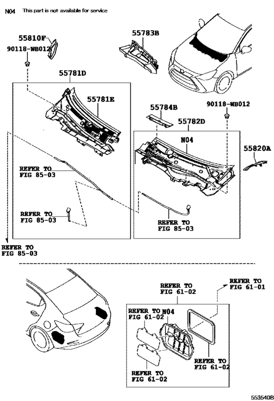 Cowl Panel & Windshield Glass