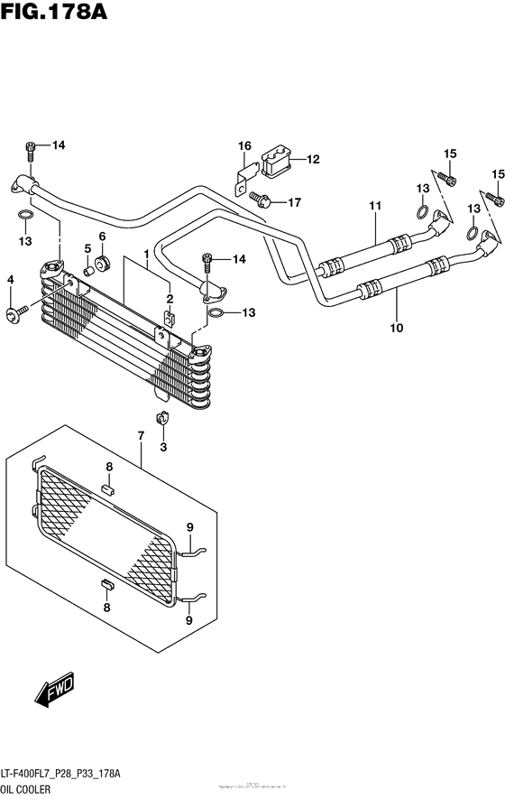 Oil Cooler (Lt-F400Fl7 P28)