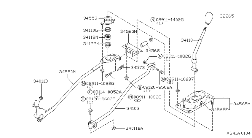 Transmission control & linkage