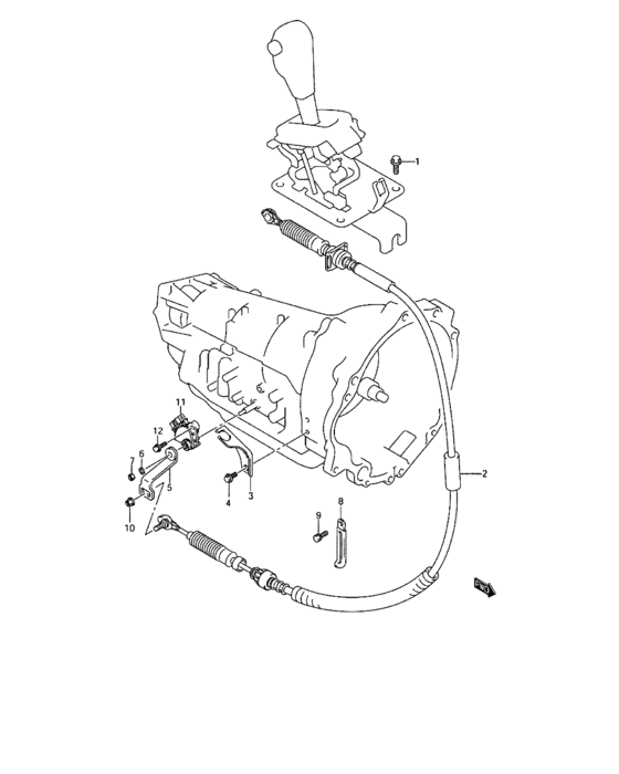 At gear shift control
