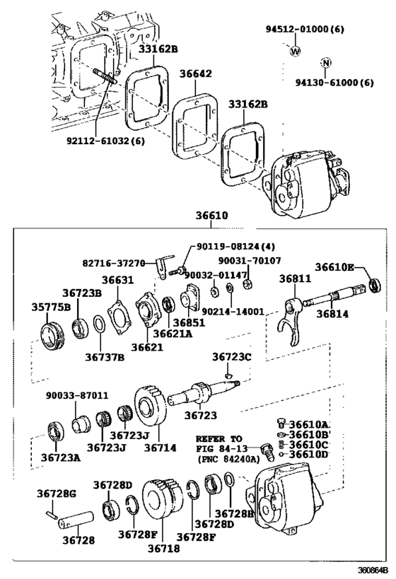 Power Take-Off Case & Gear