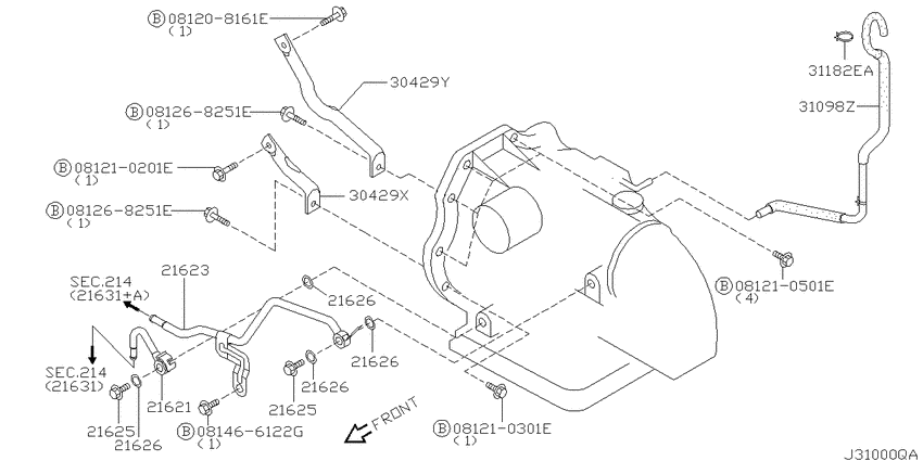 Auto transmission,transaxle & fitting