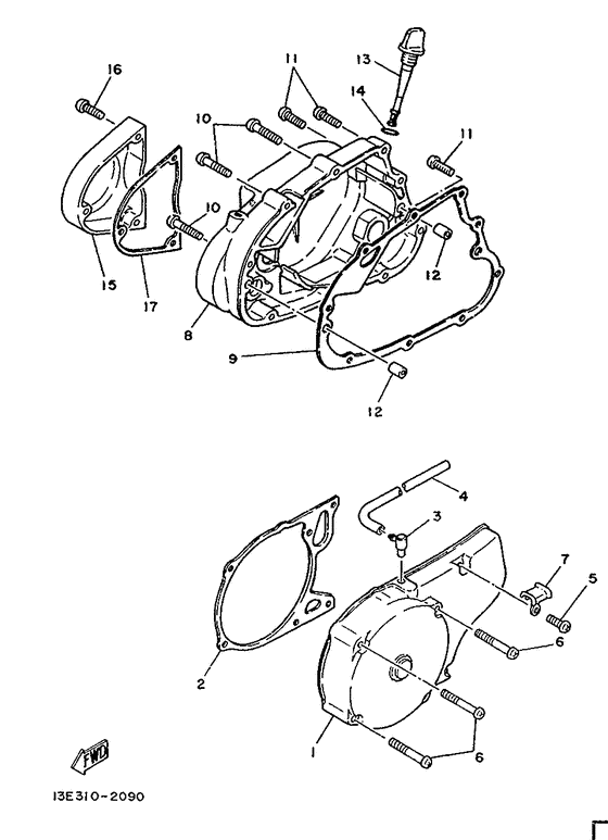 Crankcase cover 1