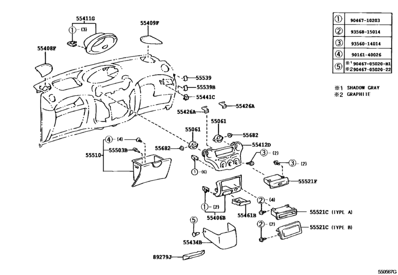 Instrument Panel & Glove Compartment