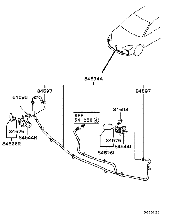 Headlamp wiper & washer