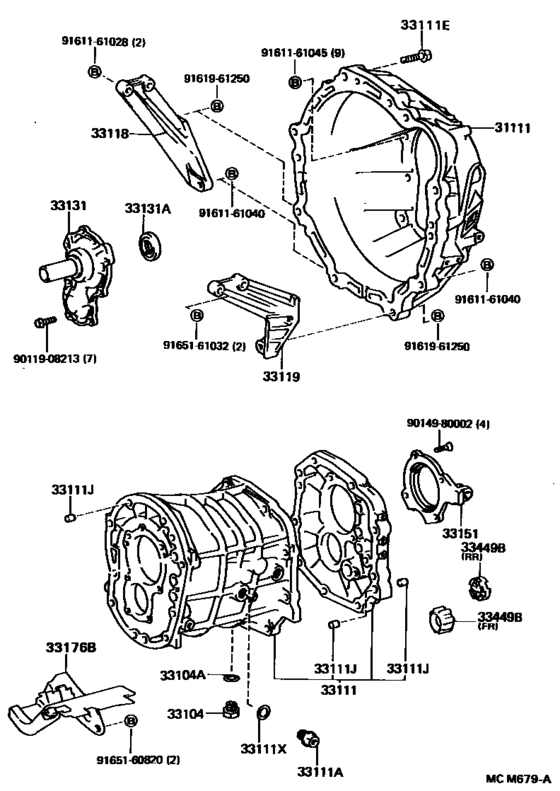Clutch Housing & Transmission Case (Mtm)
