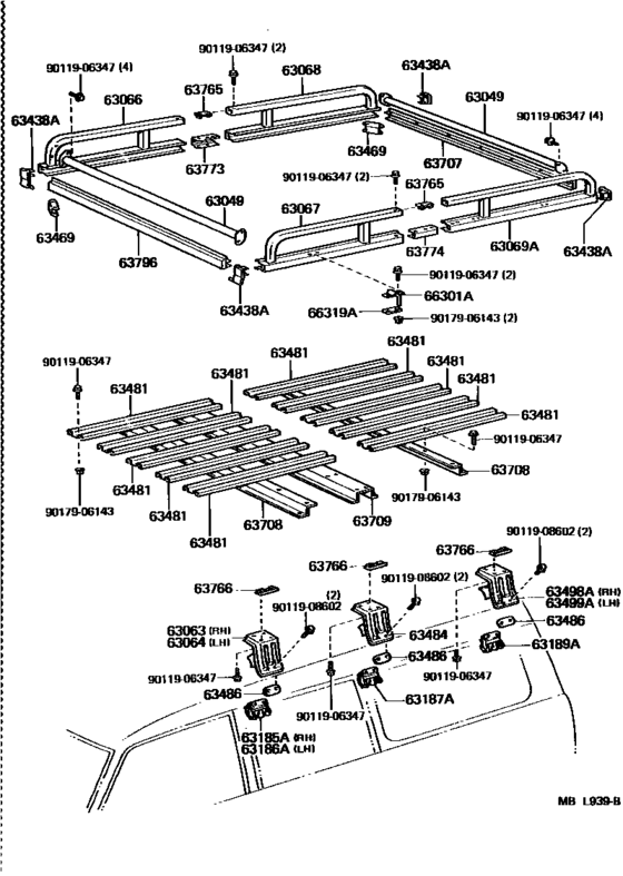 Roof Panel & Back Panel