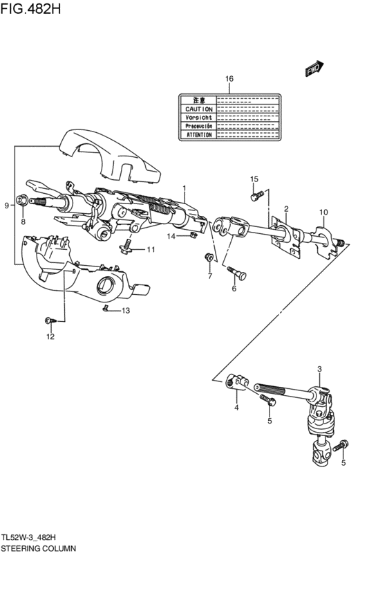 steering column