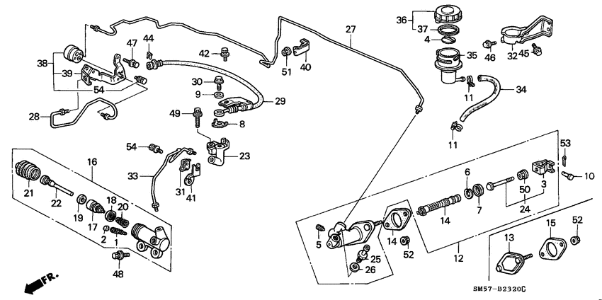 Clutch master cylinder