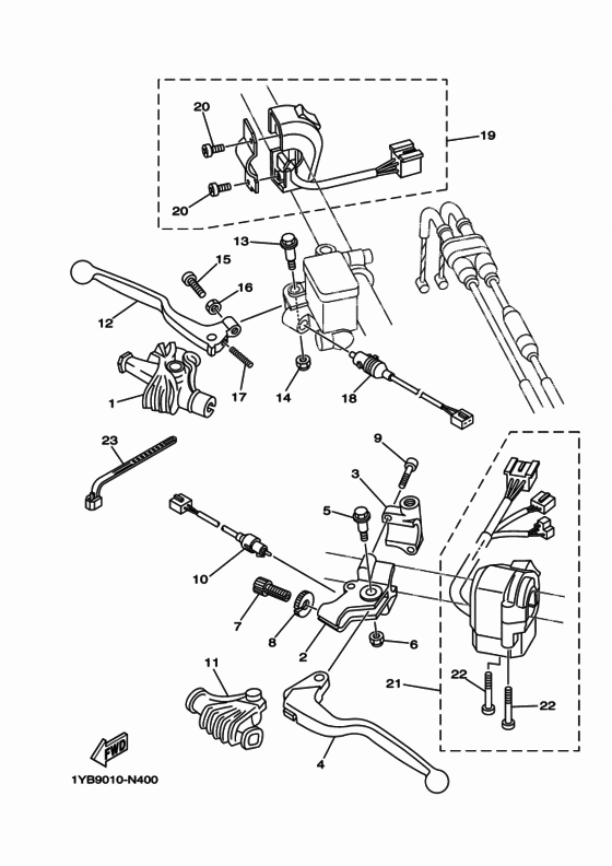 Handle switch & lever