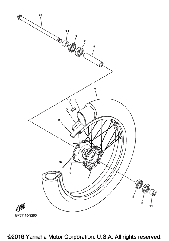 Front wheel