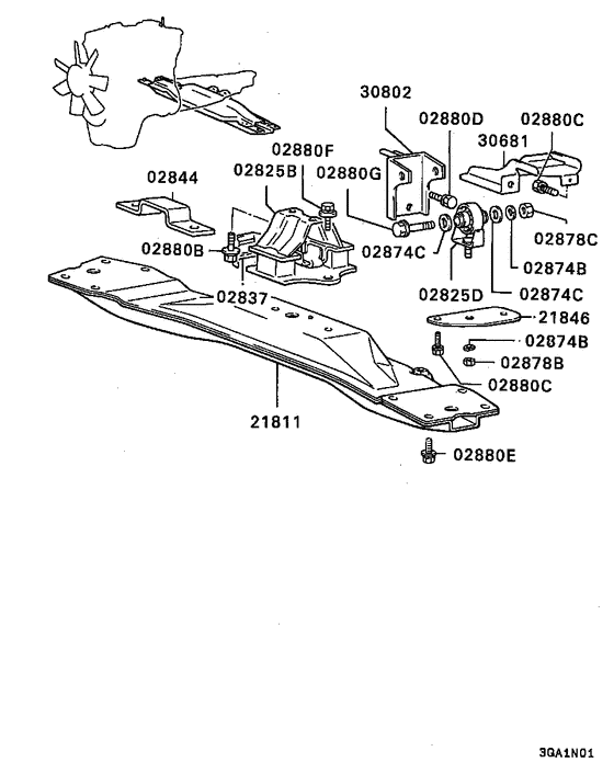 Engine mounting & support