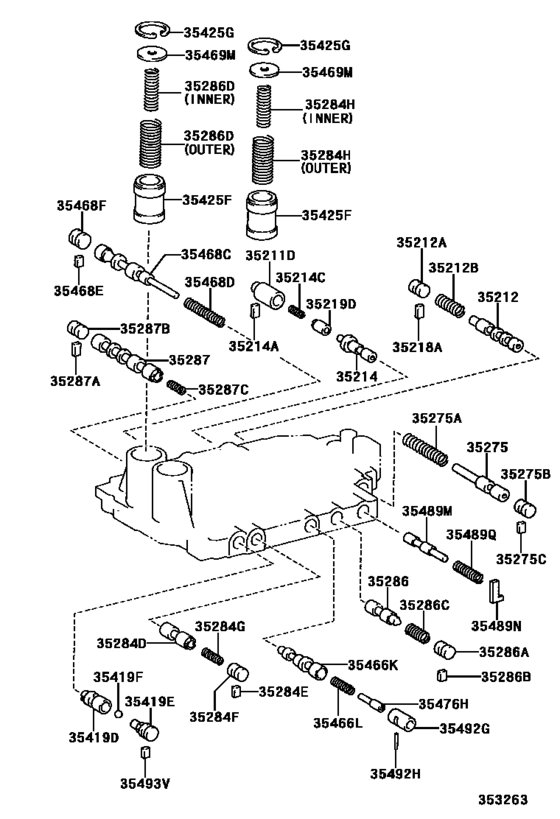Valve Body & Oil Strainer (Atm)